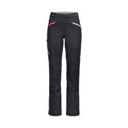 Softshellov nohavice Ortovox Col Becchei Pants Women's Black Raven REGULAR